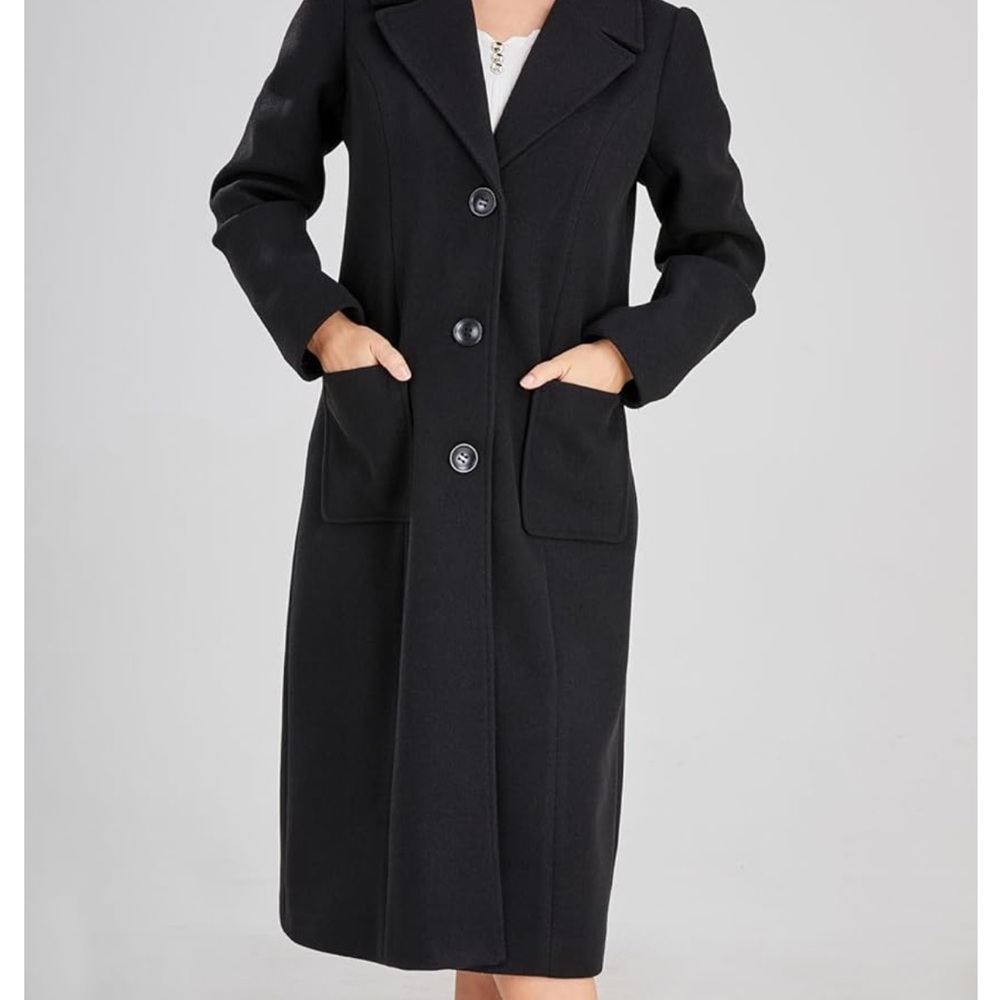Elegant Black Long Coat